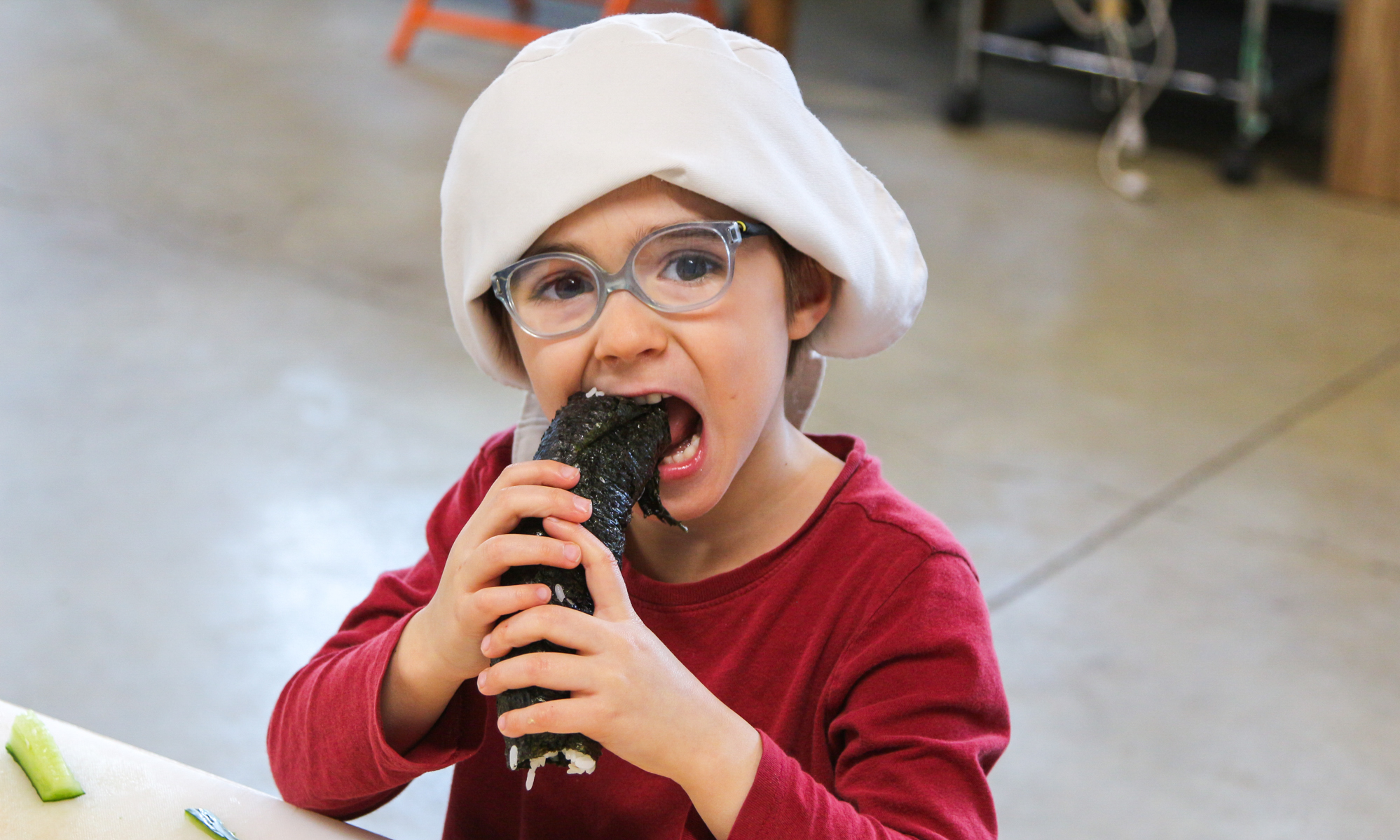 Sushi in the pizza garden | Santropol Roulant